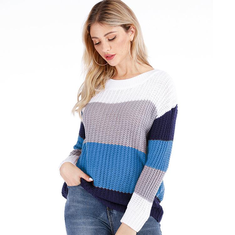 Striped pullover sweater
