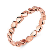 Anillo de plata de ley 925 con corazón