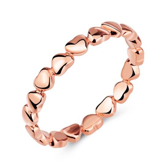 Anillo de plata de ley 925 con corazón