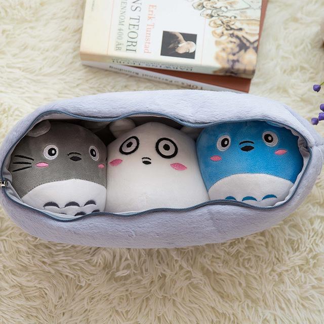 Creative pea pod pillow plush toy