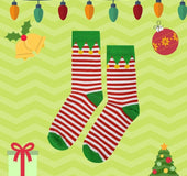 Christmas Elf Socks