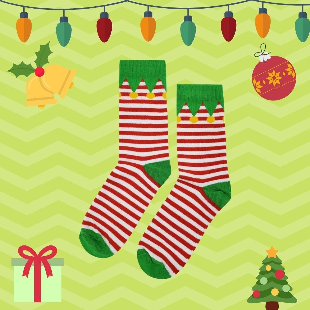 Christmas Elf Socks