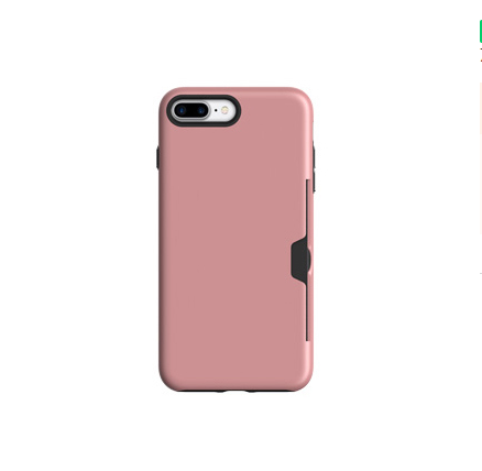 Card double layer mobile   silicone case  | IPhone