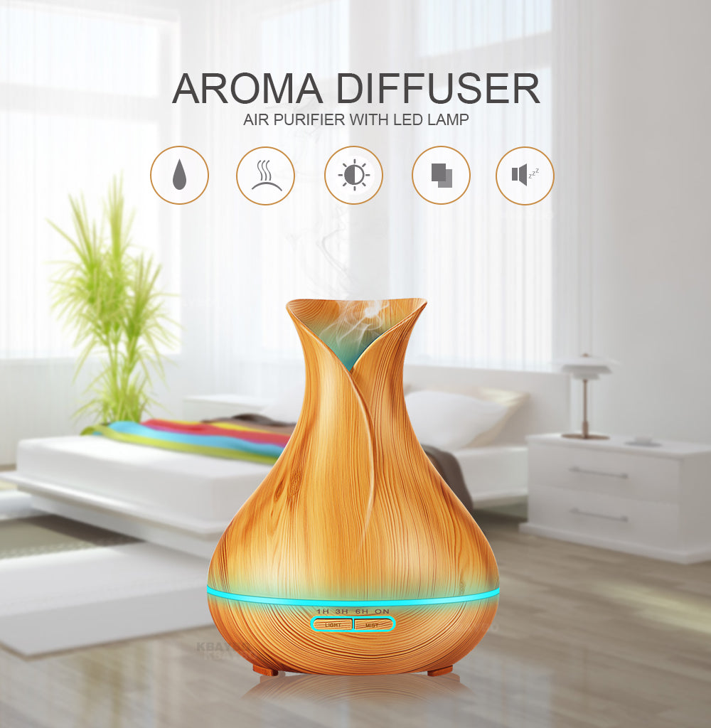 Humidificador de 400 ml madera