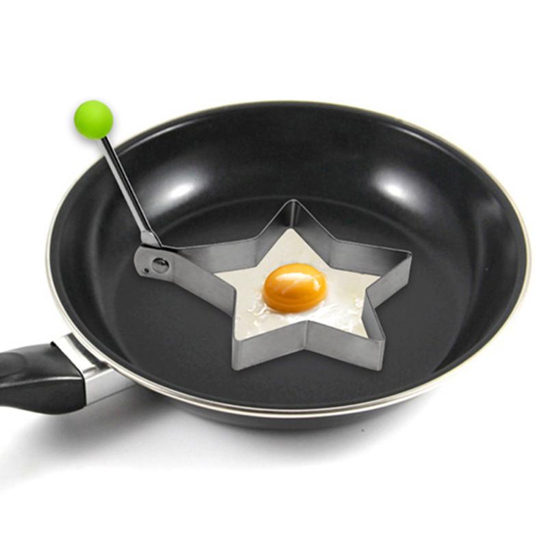 Thickened stainless steel omelette mold creative egg frying mold love type fried egg model poached egg grinder