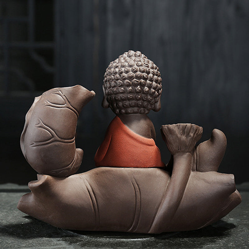 Lotus little monk reflux incense burner