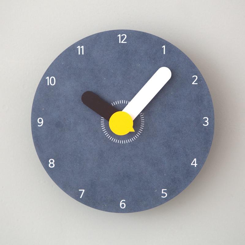 Creative wall clock cartoon children mute wall charts