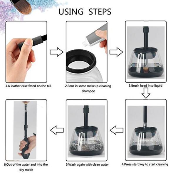 Professional Electric Makeup Brushes Cleaner