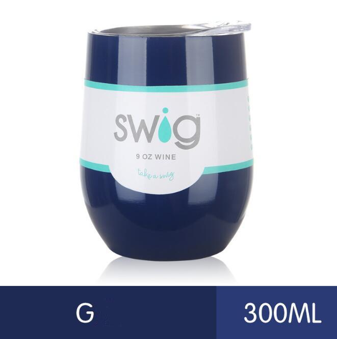2020 hot drink cups 9 унц. the egg in the form of a 304 stainless steel drink Tumber mug lid wine beer vacuum thermos cup
