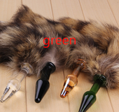 Fox tail, anal sex, sex toys, glassware