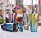 Termo forma diamante de acero inoxidable