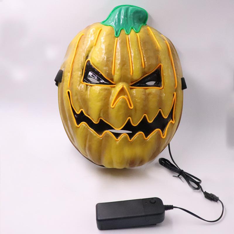Halloween pumpkin head LED luminous mask