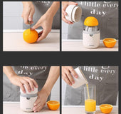 Household simple creative wheat straw manual juicer