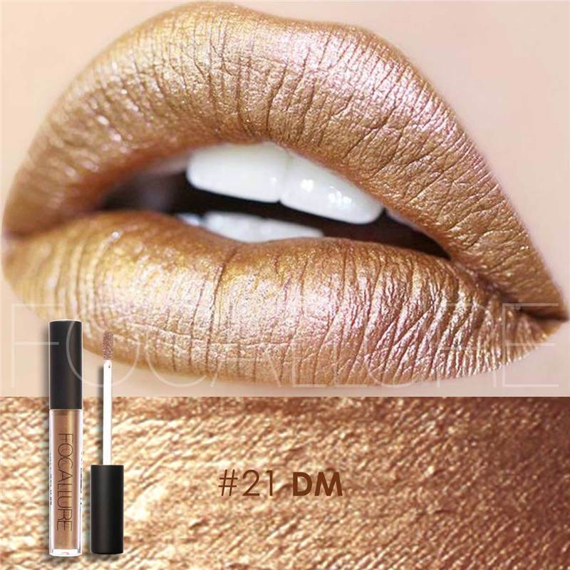 5 Colors Matte Liquid Lipgloss Metallic Lipstick