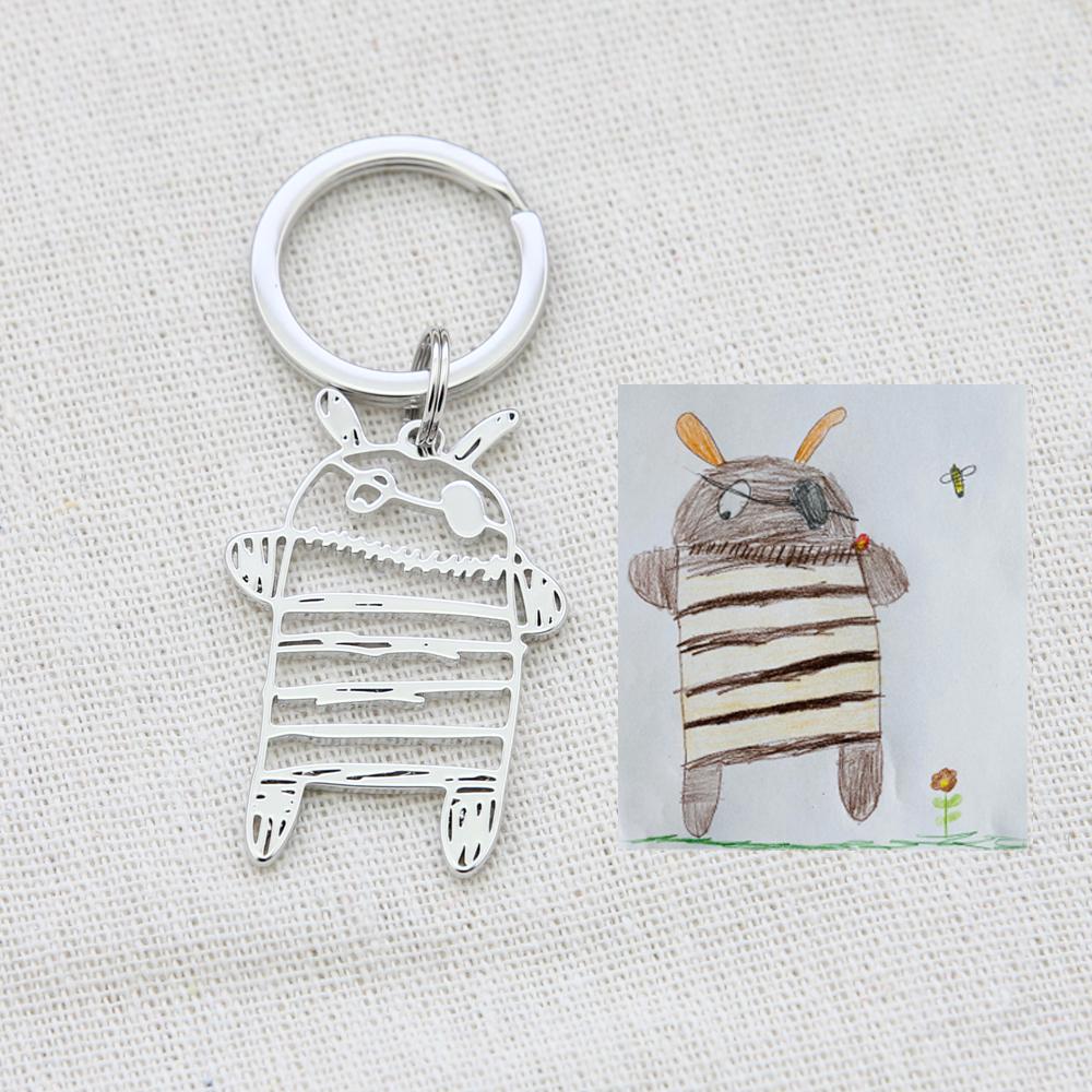 Custom children's painting necklace