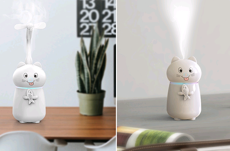 Cartoon pet cat mute humidifier hydrating humidifier
