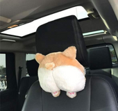 Soft Corgi Butt Car Neck Pillow