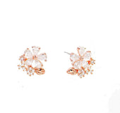 Sun flower stud earrings