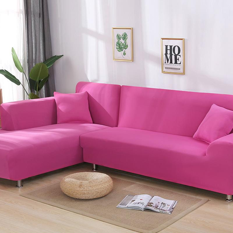 Tight Wrap Sofa Cover Elastic 2 Pieces Sofa Cover If L Style Piece Corner Sofa