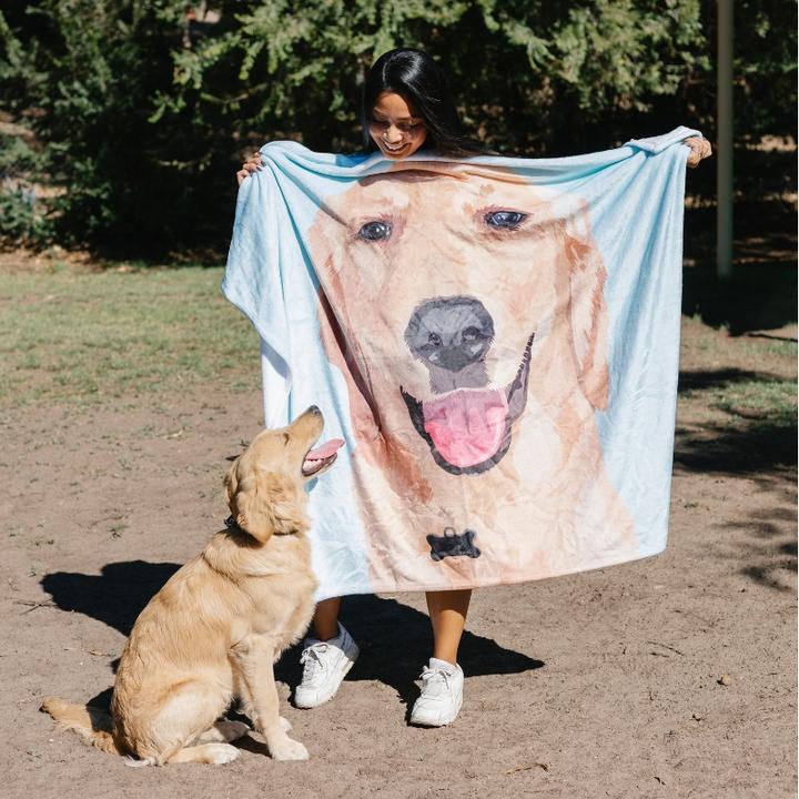 Custom design flannel blanket