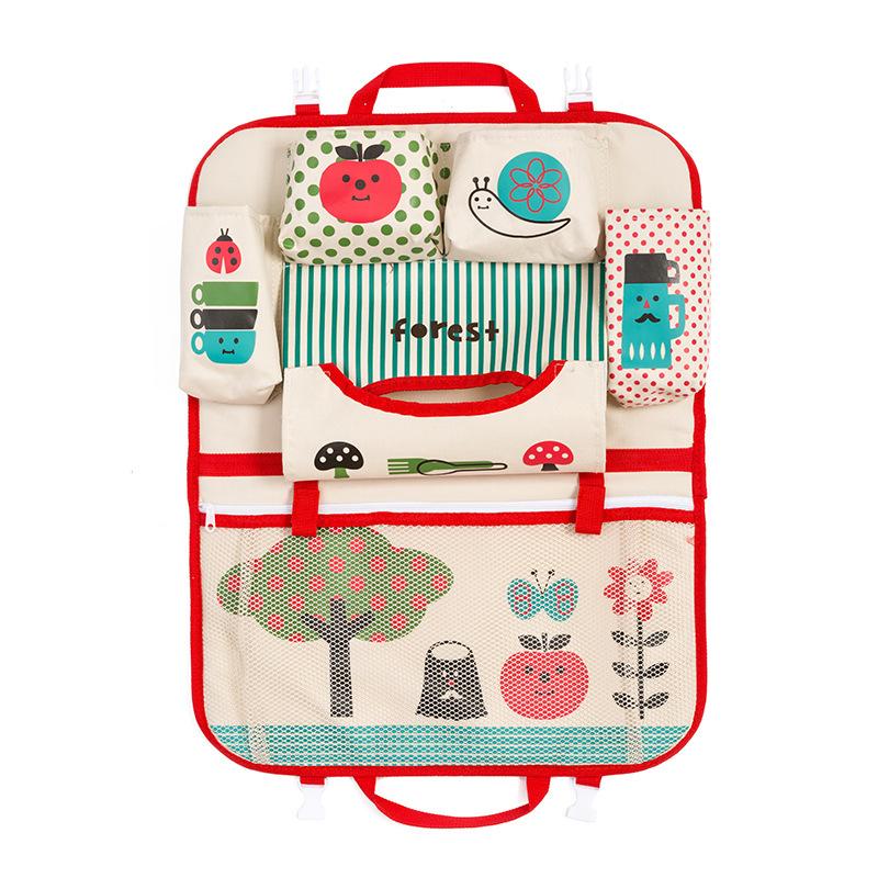 Cartoon car storage bag seat