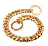 Stainless steel titanium steel pet chain