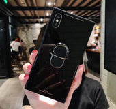 Mobile   glass case ring buckle cover  | IPhone