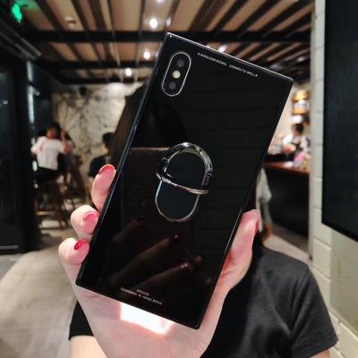 Mobile   glass case ring buckle cover  | IPhone