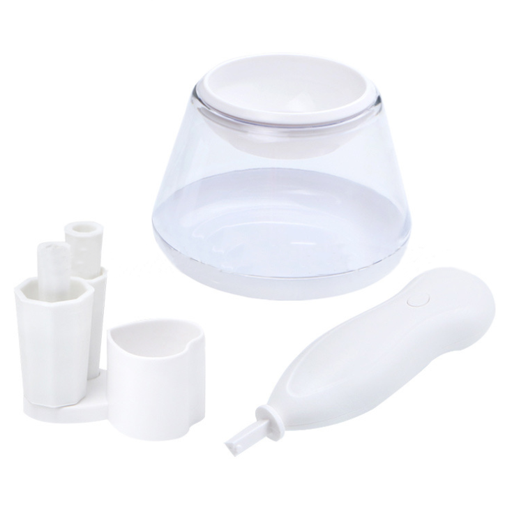 Set de limpiador de pinceles de maquillaje eléctrico