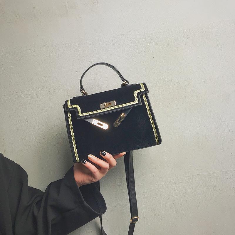 Locking Shoulder Bags Classic Kelly Bags