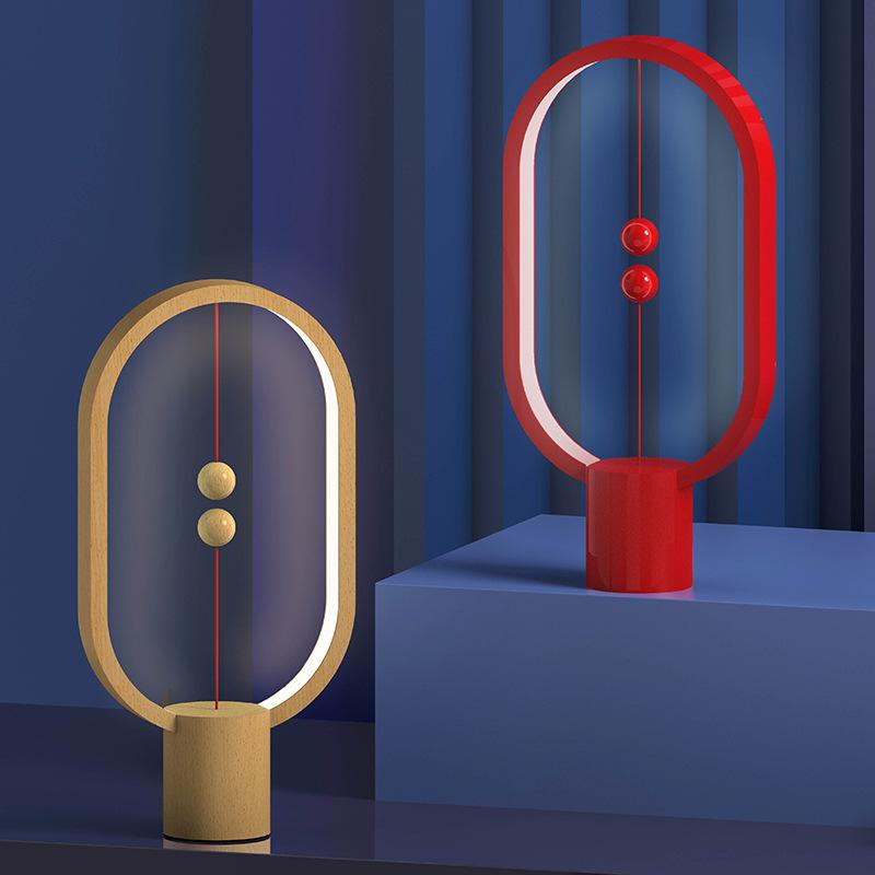 Magnetic Creative LED Night Light Table Lamp Type-c USB Power Supply Intelligent Lighting