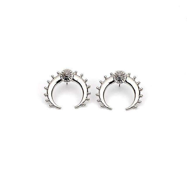 Divine Crescent Moon Earrings