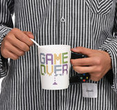 Creative gamepad ceramic cup GAME BOY MUG mug game machine coffee cup to send friends gifts