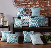 Modern geometric office pillow cushion