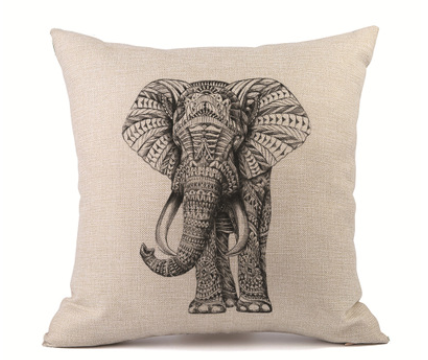 Customized pillowcase car sofa pillowcase lumbar pillow linen pillow sofa cushion
