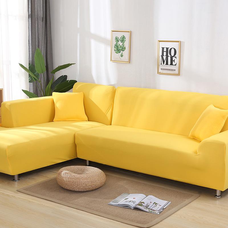 Tight Wrap Sofa Cover Elastic 2 Pieces Sofa Cover If L Style Piece Corner Sofa