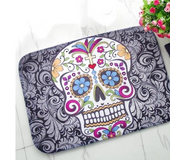 Cartoon floor mats Creative enamel carpets Plush children's bedroom entry mats