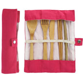 Bamboo cutlery set