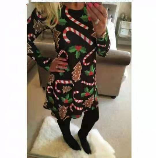 Christmas cane dress