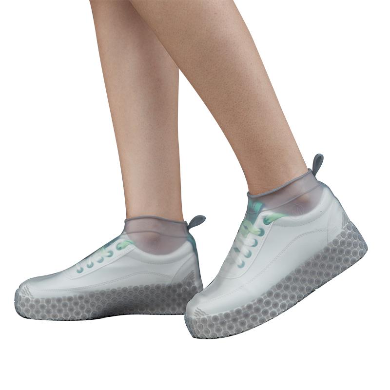 Silicone Waterproof Rainy Rain Boots Cover Slip