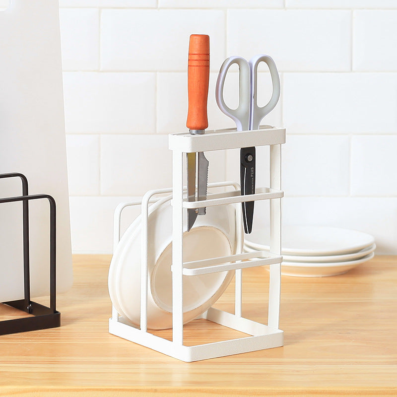 Estante para cuchillos de cocina de hierro