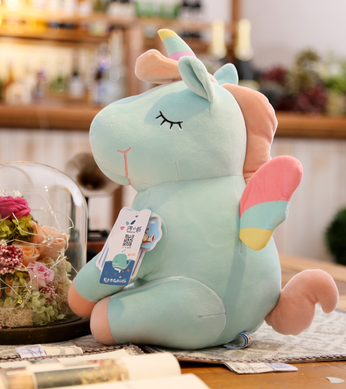 Unicorn doll Korea ins net red girl heart plush toy doll large doll send girl pillow
