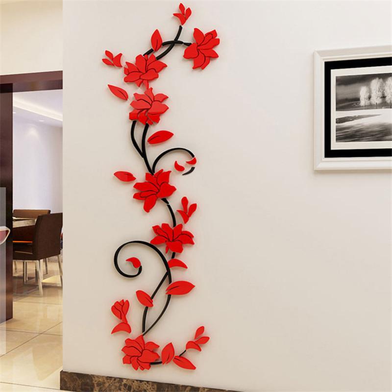 Acrylic 3D Crystal Wall Sticker