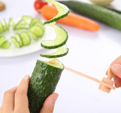 Creative fruit and vegetable curler manual cucumber slicer