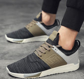 Men's flying woven shoes