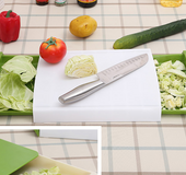 Tabla de cortadora con cajones para residuos