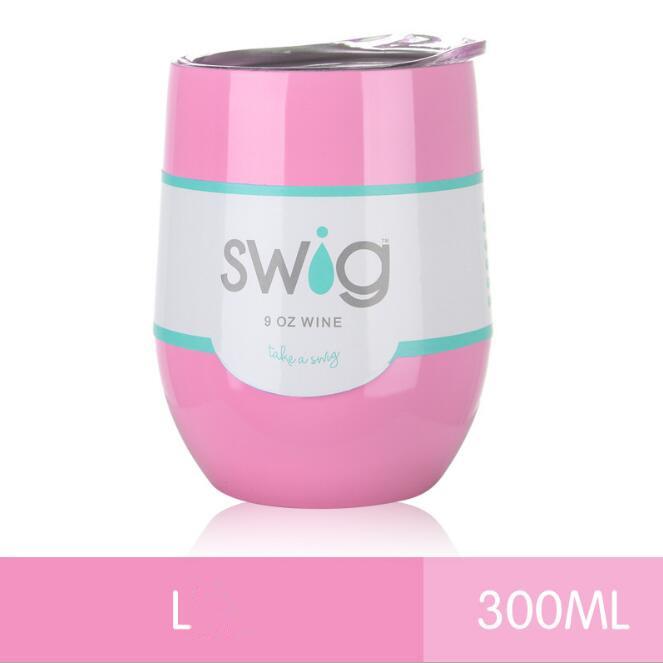 2020 hot drink cups 9 унц. the egg in the form of a 304 stainless steel drink Tumber mug lid wine beer vacuum thermos cup