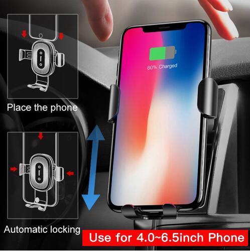 Cargador inalámbrico para celular para uso en el automóvil