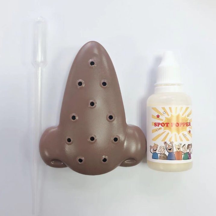 Funny Pop It Pal Pimple Popping Popper Remover Toy with Refillable Pimple Pus Practical Jokes Toys