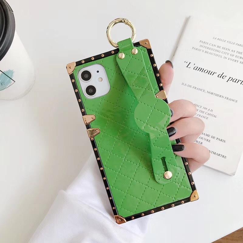 Patent leather case with mobile  | IPhone